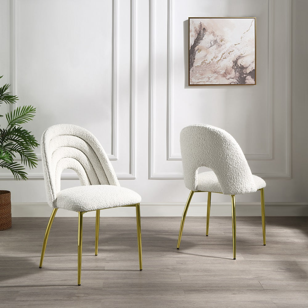 Fadri Teddy Sherpa Side Chairs (Set of 2)