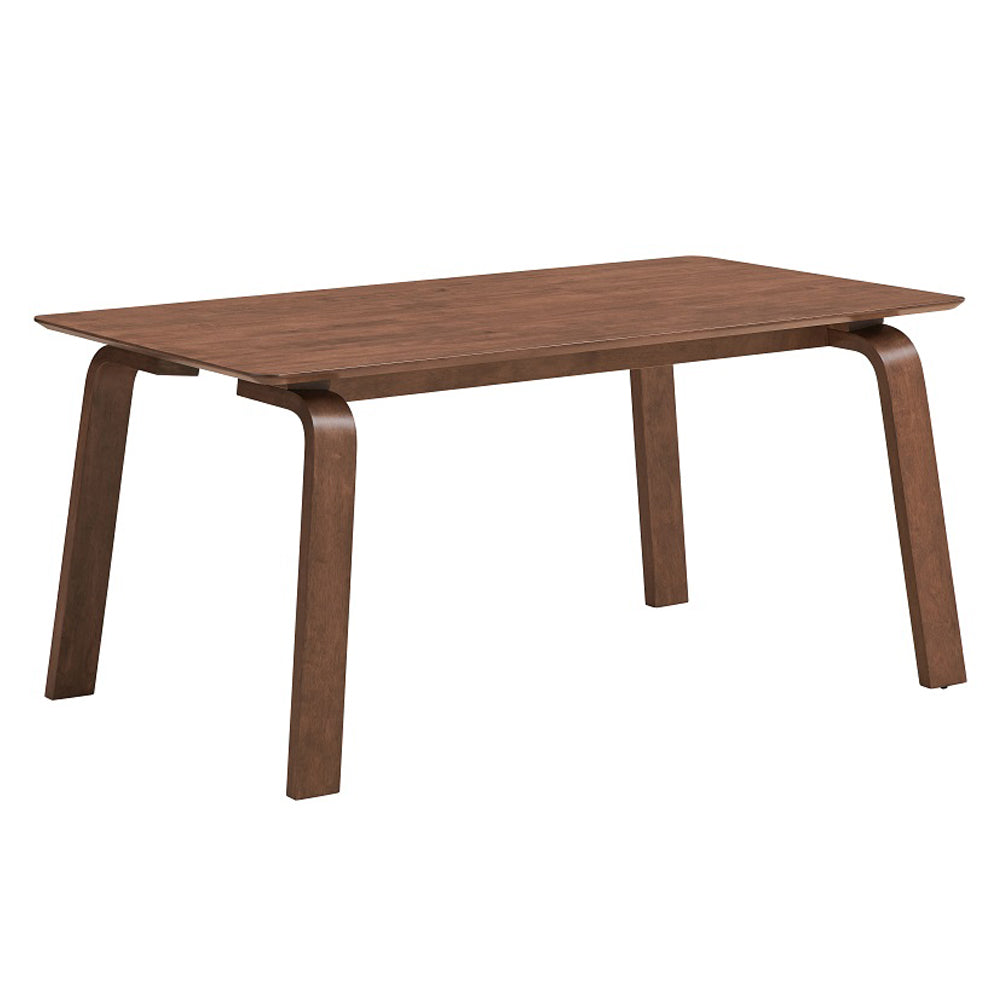 Ginny Walnut Dining Table & Wingback Side Chairs