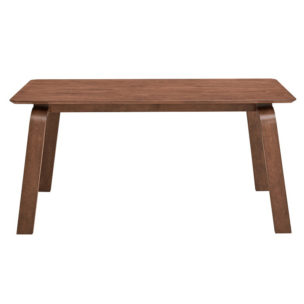 Ginny Walnut Dining Table & Wingback Side Chairs