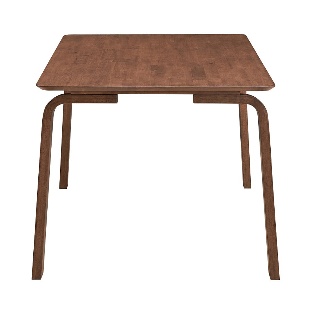 Ginny Walnut Dining Table & Wingback Side Chairs