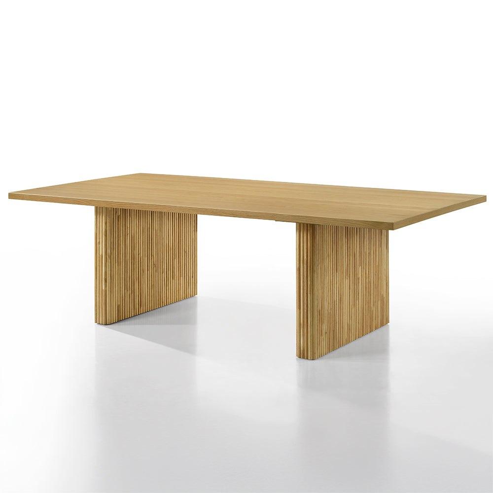 Einar 94" Double Pedestal Dining Table