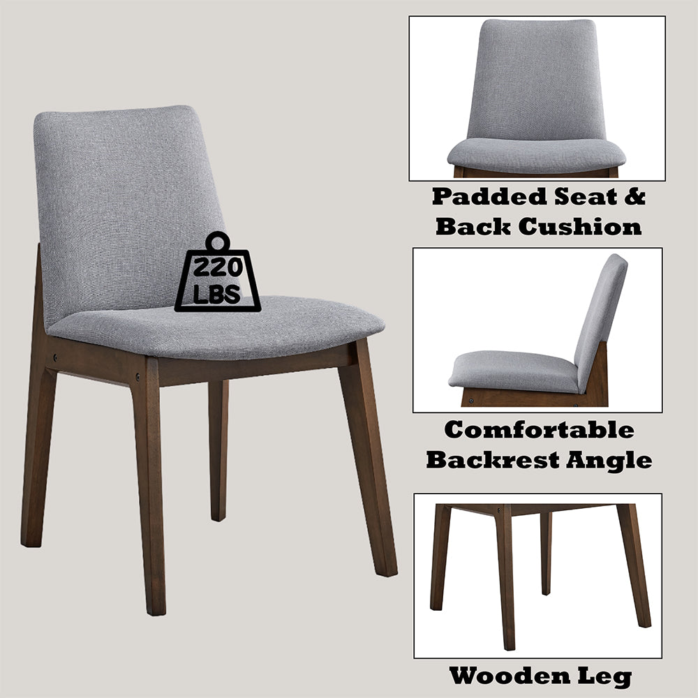 Kaela Scandinavian Side Chairs (Set of 2)