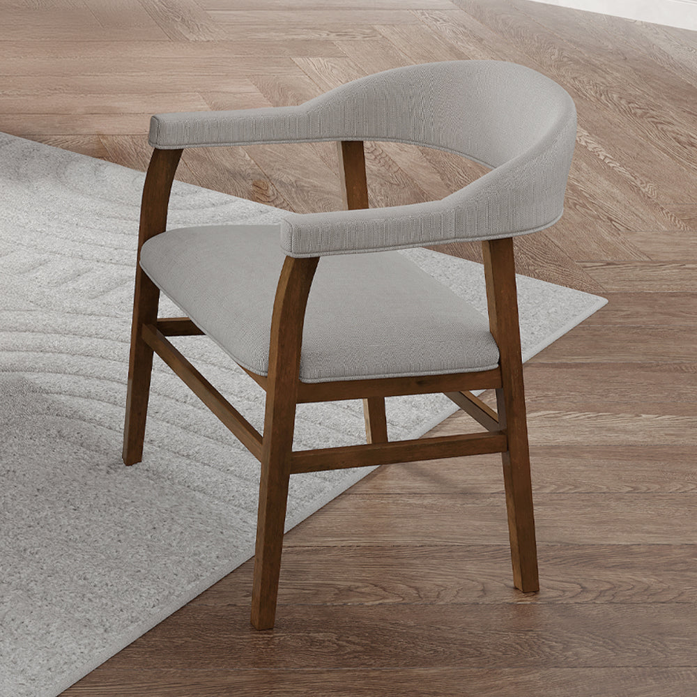 Darcy Oval Marble Dining Table & Arm Chairs