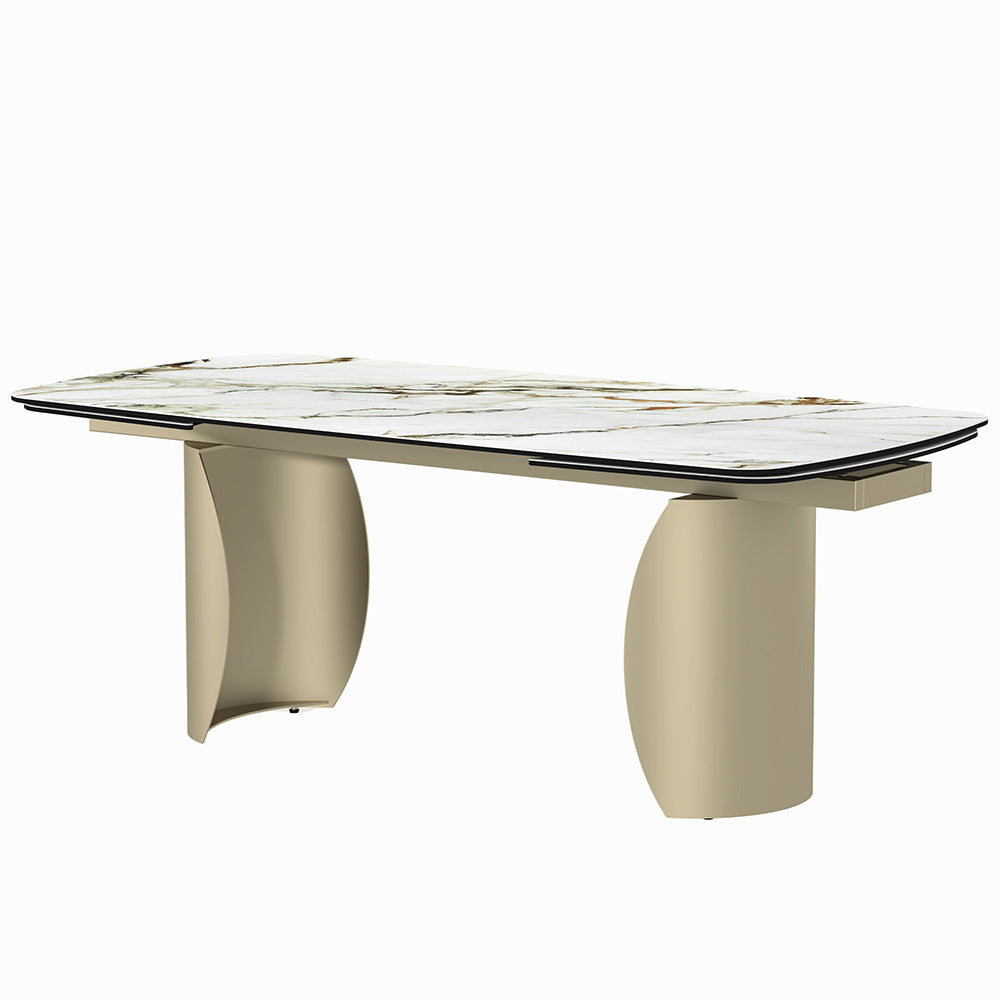 Cora Italian Ceramic Extension Dining Collection
