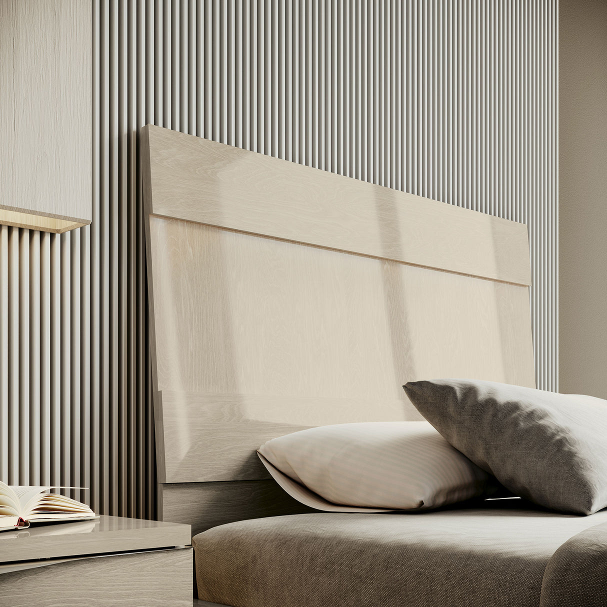 Kroma Sand Birch Bedroom Set