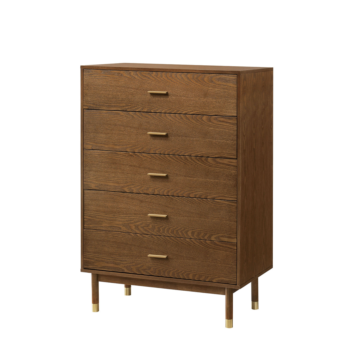 Ripley Mid-Century Dresser, Mirror, Chest & Nightstand - Chest
