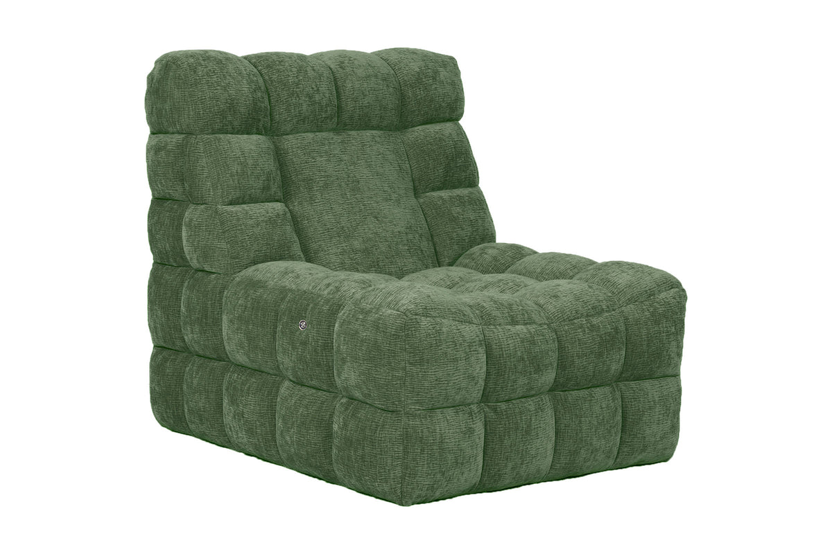 Kamili Biscuit-Tufted Vibrating Massage Lounge Chair โ view 5