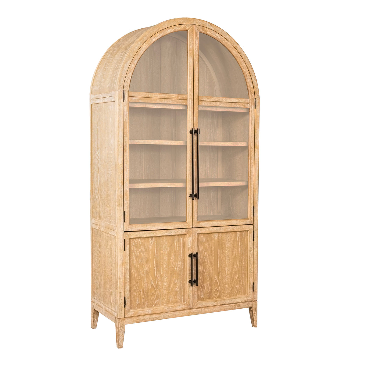 Minster Modern Farmhouse Arched Display Cabinet – view 6