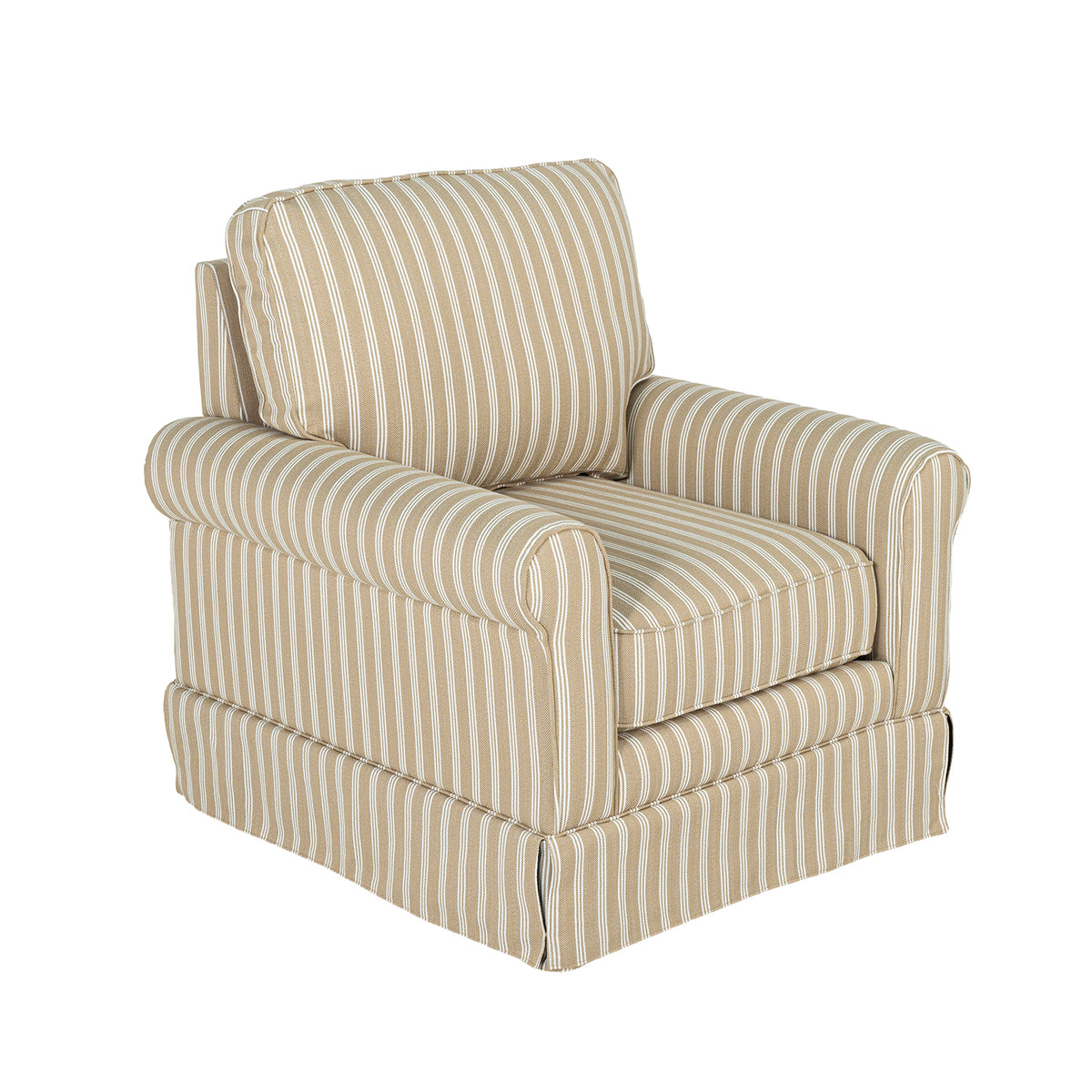 Peggy Skirted Swivel Accent Chair – view 13