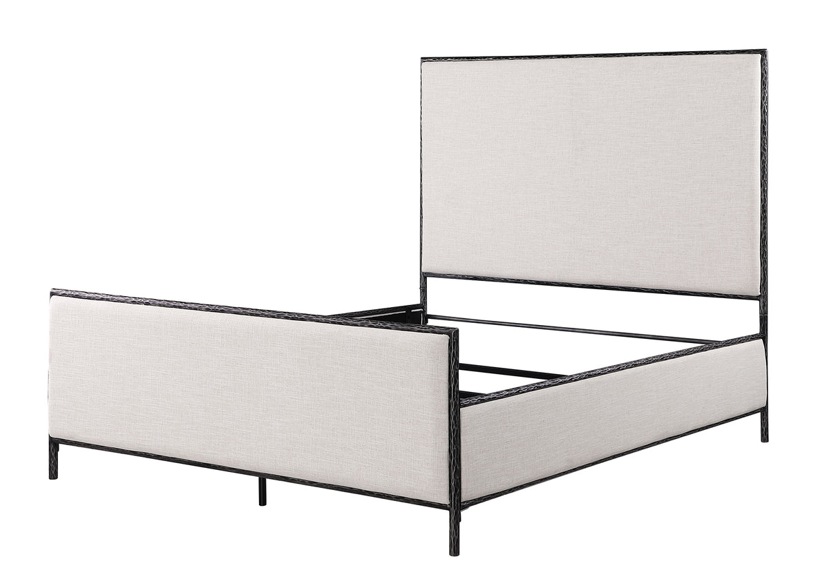 Valda Forged Steel Upholstered Bed & Bench – view 11