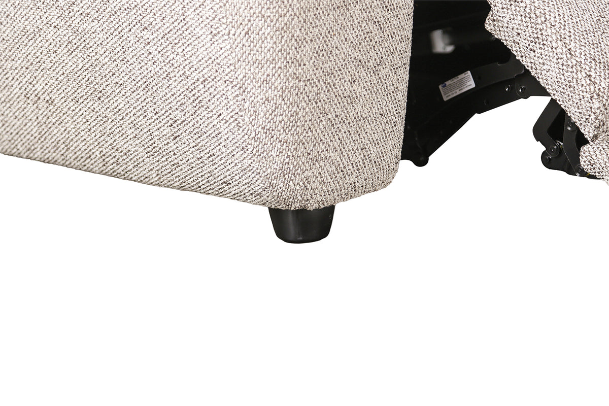 Zander Zero Gravity Power Reclining Sectional - Wireless Charging Console in Taupe