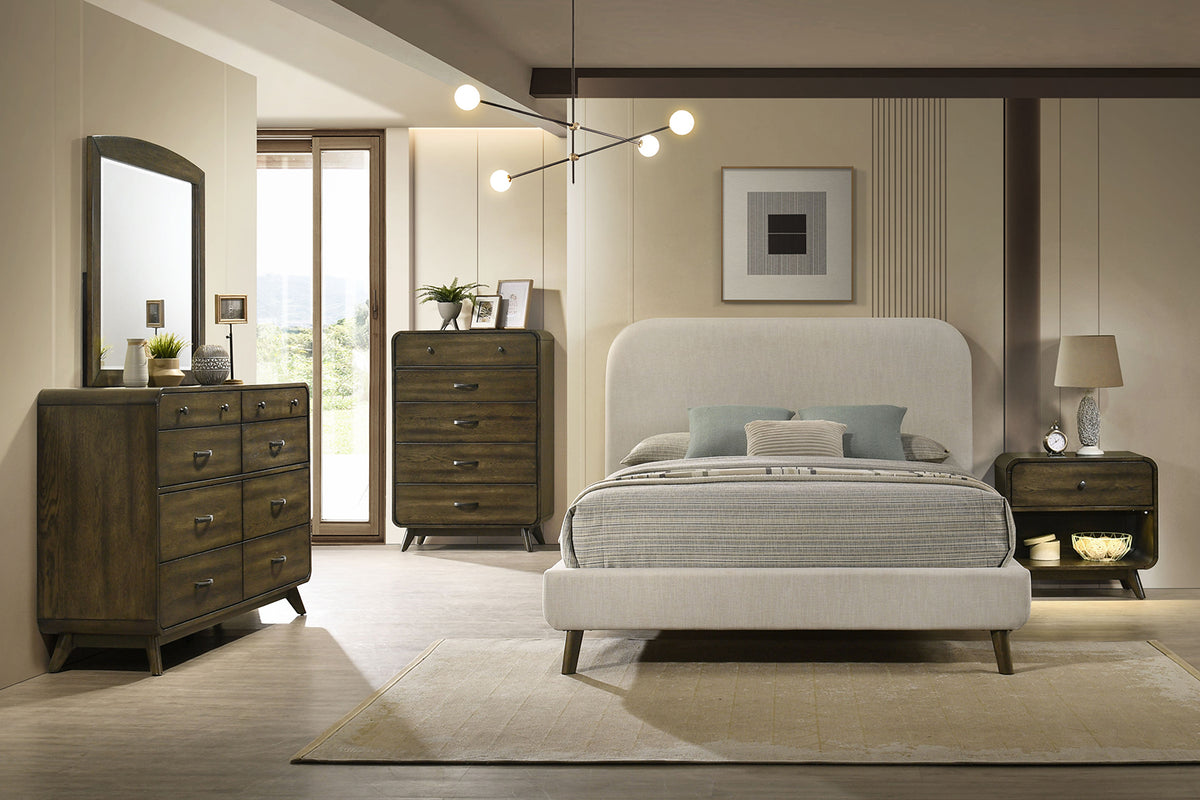 Heswall Mid-Century Bed & Bedroom Set โ view 2