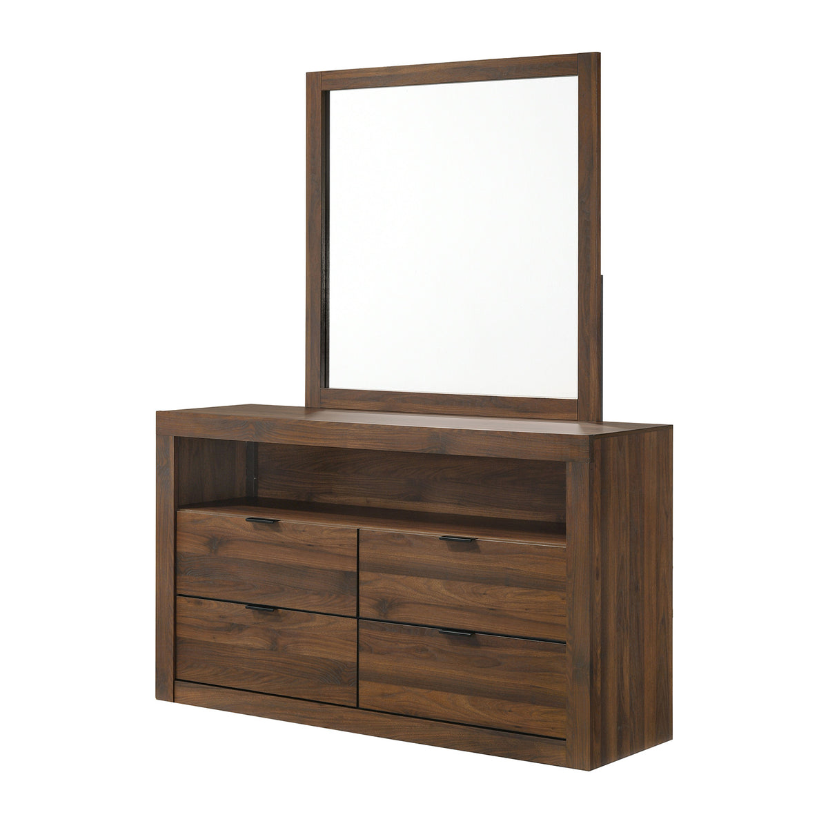Altimari Channeled Headboard Bed & Bedroom Set - Dresser
