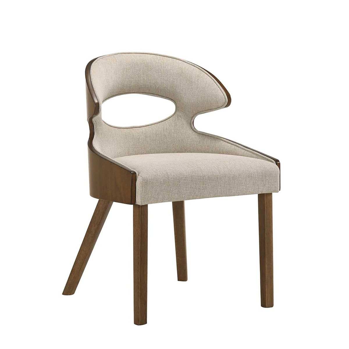 Hillerod Mid-Century Modern 59" Round Pedestal Dining Set & Sideboard - 2 Side Chairs