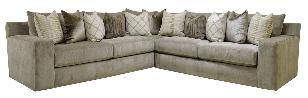 Lymington Transitional Oversized Deep-Seat Sectional – view 2