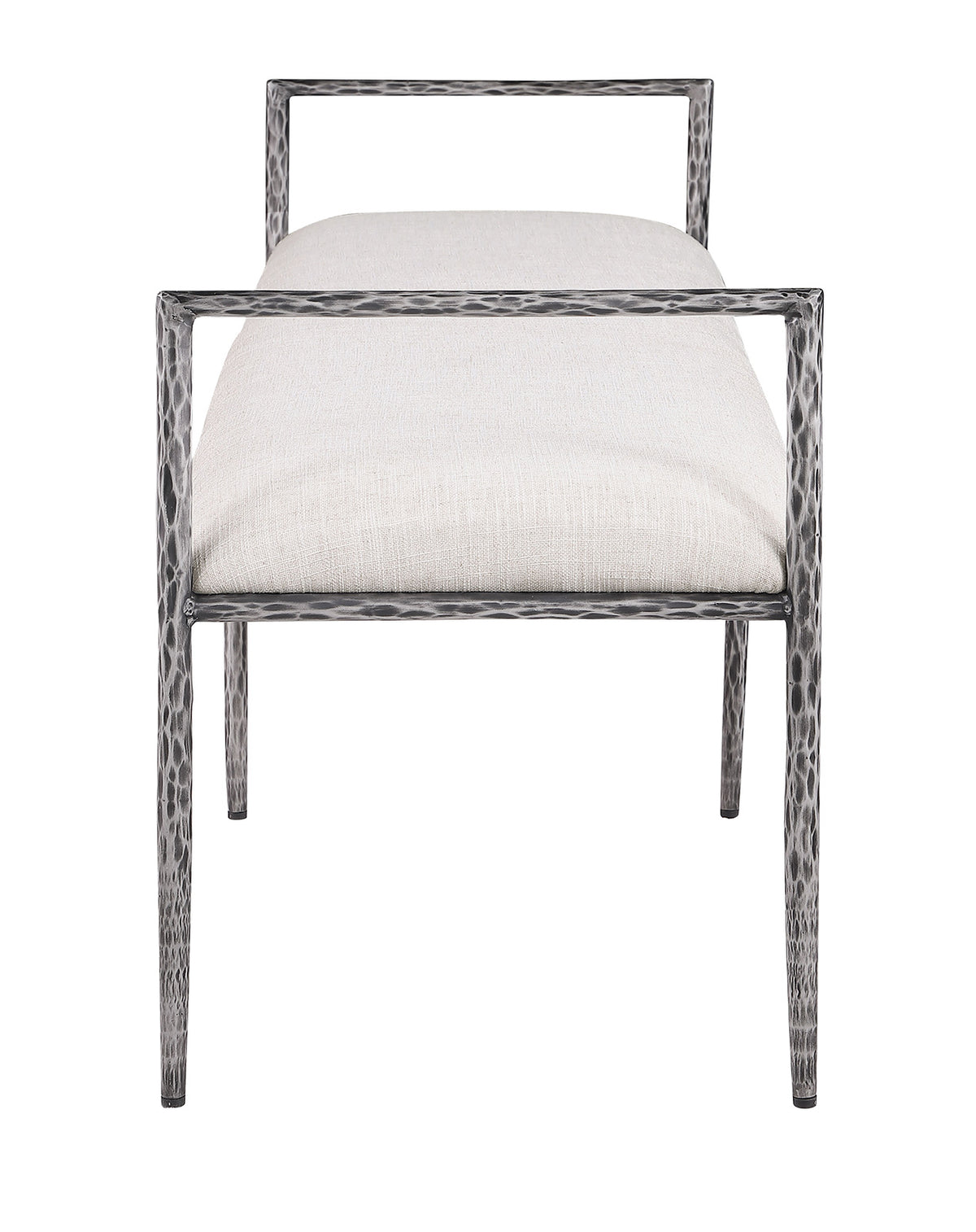 Valda Forged Steel Upholstered Bed & Bench – view 14