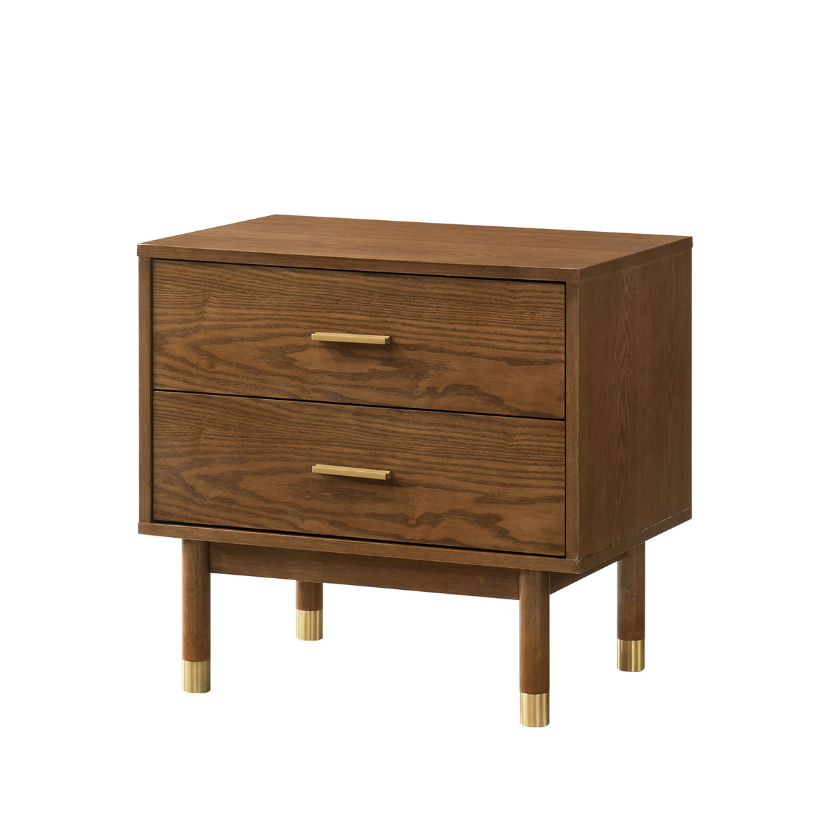 Ripley Mid-Century Dresser, Mirror, Chest & Nightstand - Nightstand