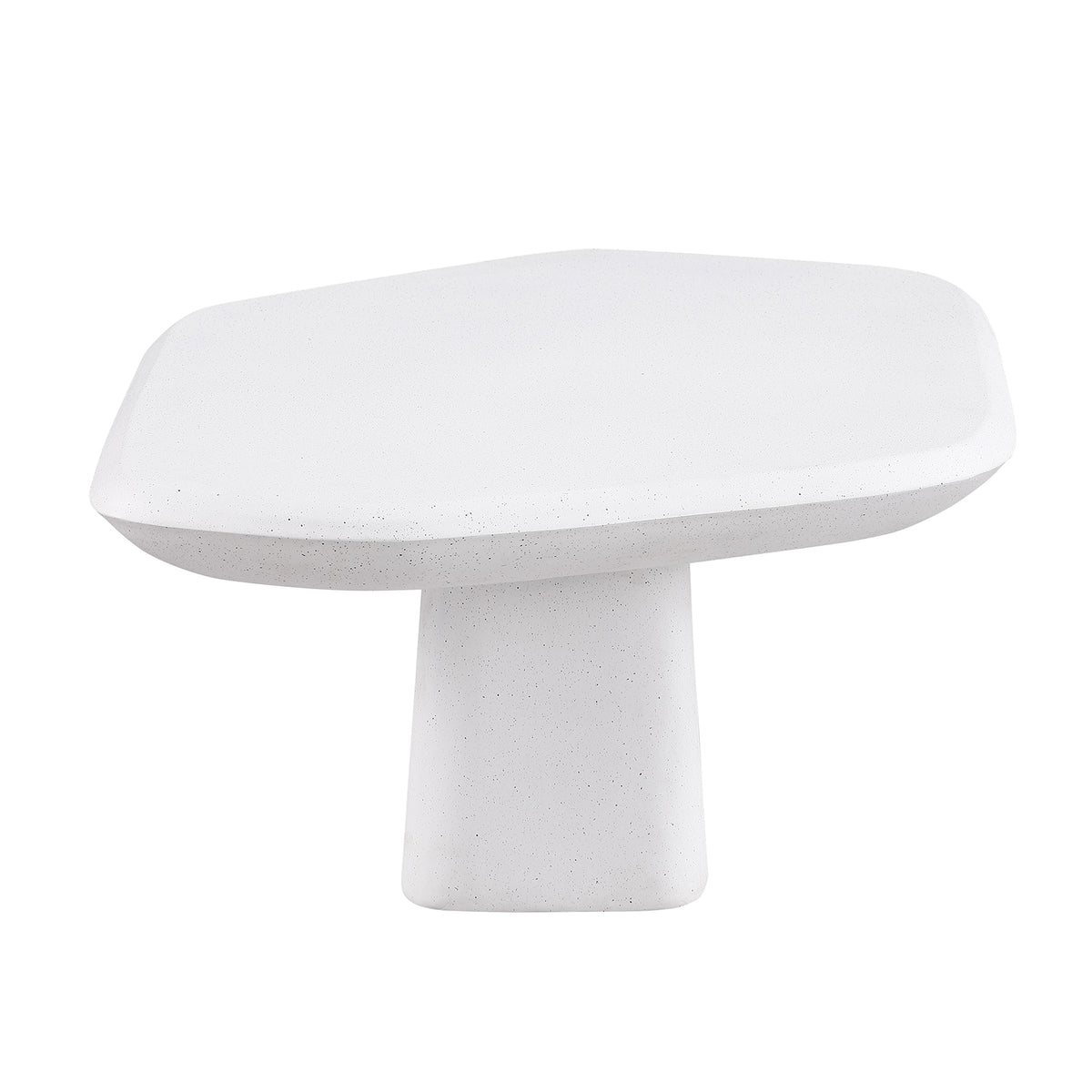 Amico Ceramic Pedestal Coffee & End Tables โ White, view 9