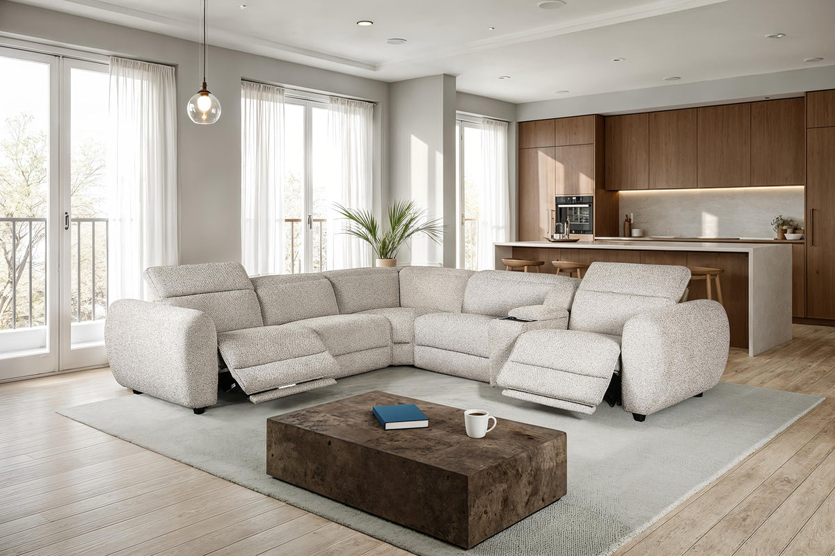 Zander Zero Gravity Power Reclining Sectional