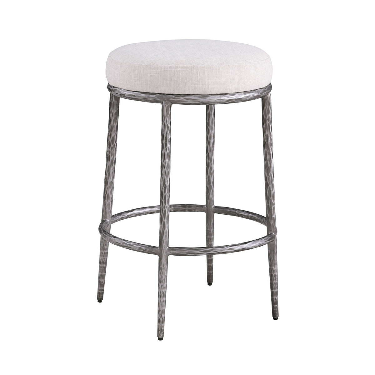 Rilva Glass Counter Height Table & Stools - Backless Counter Stool (26.5"H)