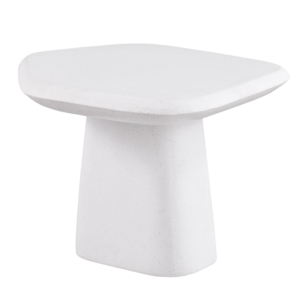 Amico Ceramic Pedestal Coffee & End Tables โ White, view 5