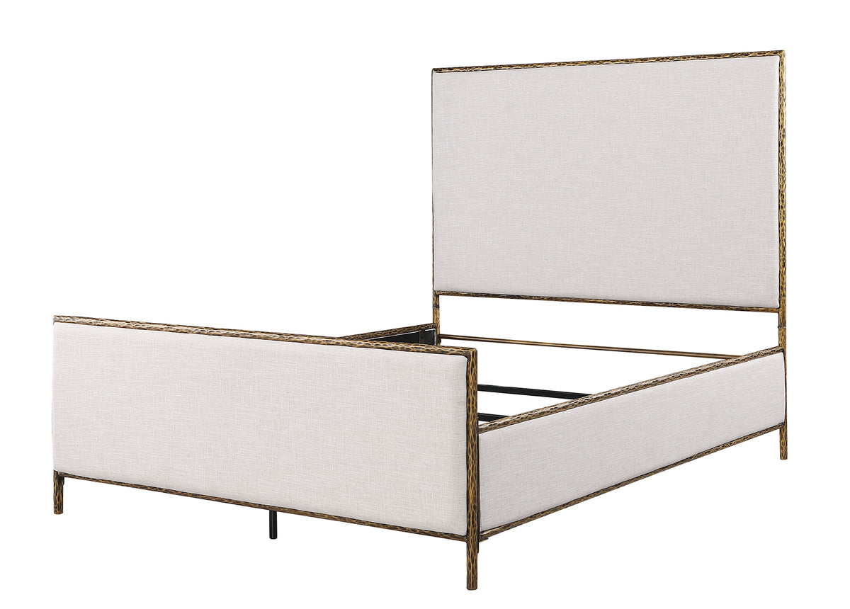 Valda Forged Steel Upholstered Bed & Bench – view 6