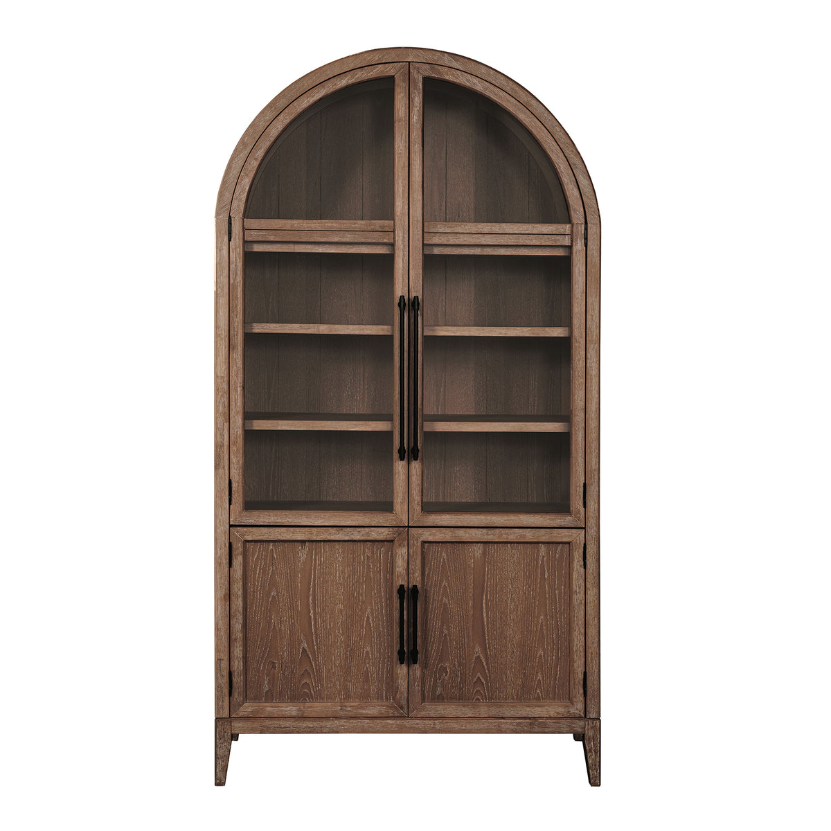 Minster Modern Farmhouse Arched Display Cabinet – view 4