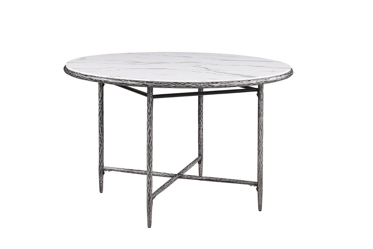 Balvi Contemporary Round Dining Table & Chairs - Round Table Only (47.6")