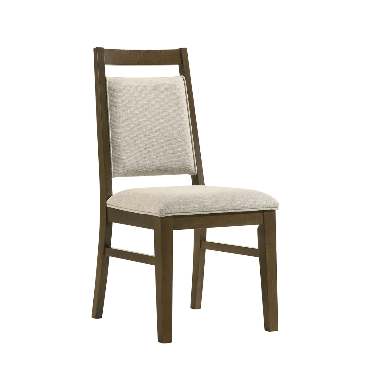 Coppet Transitional Inlay Dining Table & Upholstered Chairs - 2 Side Chairs