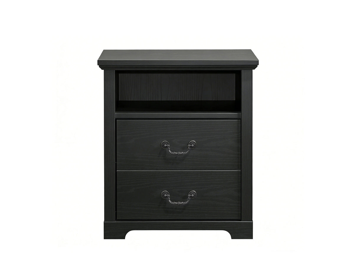 Amble Rustic Open-Shelf Nightstand – view 8