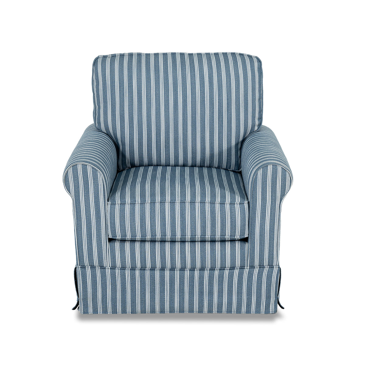 Peggy Skirted Swivel Accent Chair – view 5