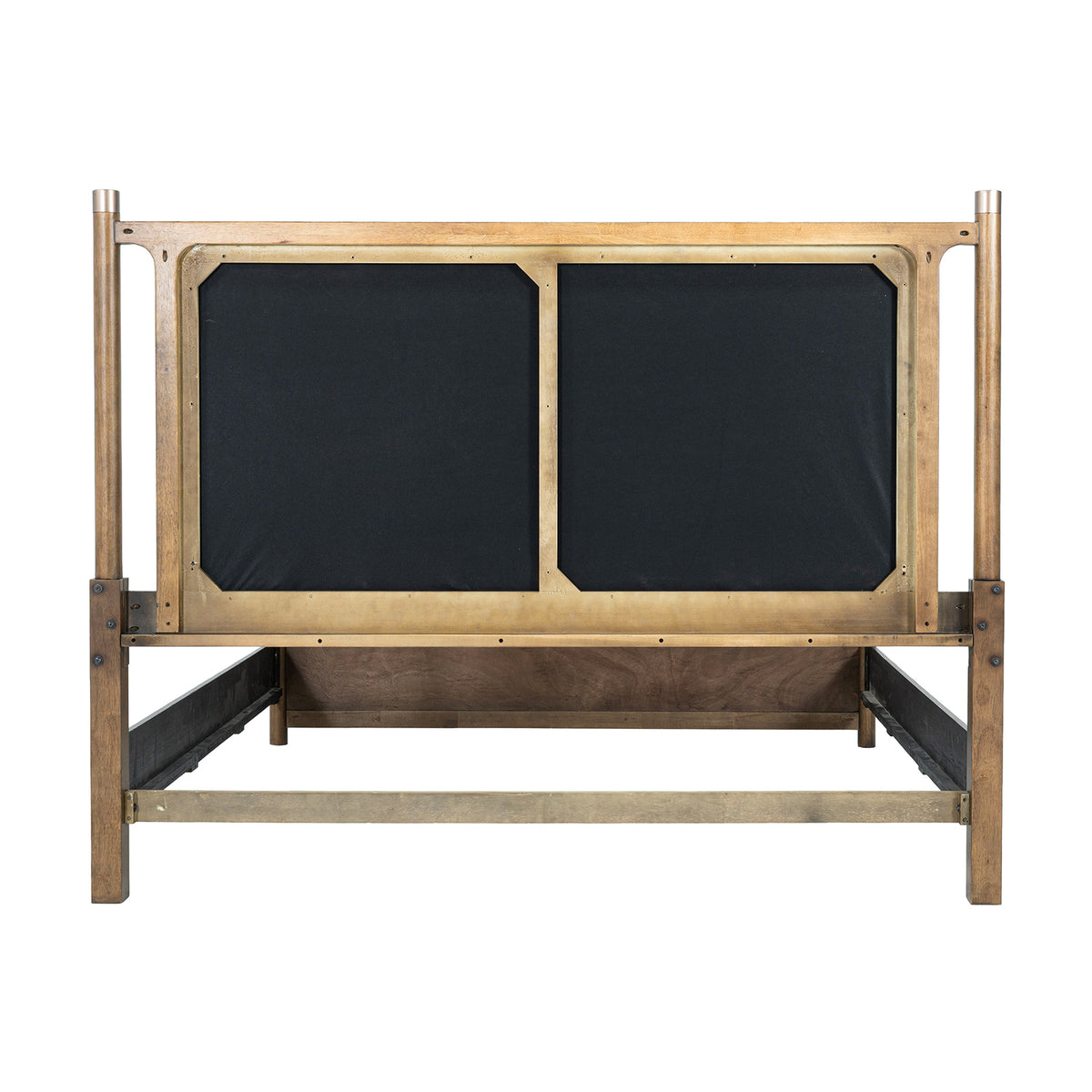 Newent Two-Tone Channel-Tufted Bed & Bedroom Set – Dark Walnut, view 10