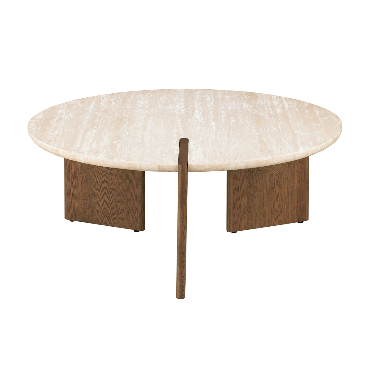 Olney Travertine Top Coffee & End Table – view 3