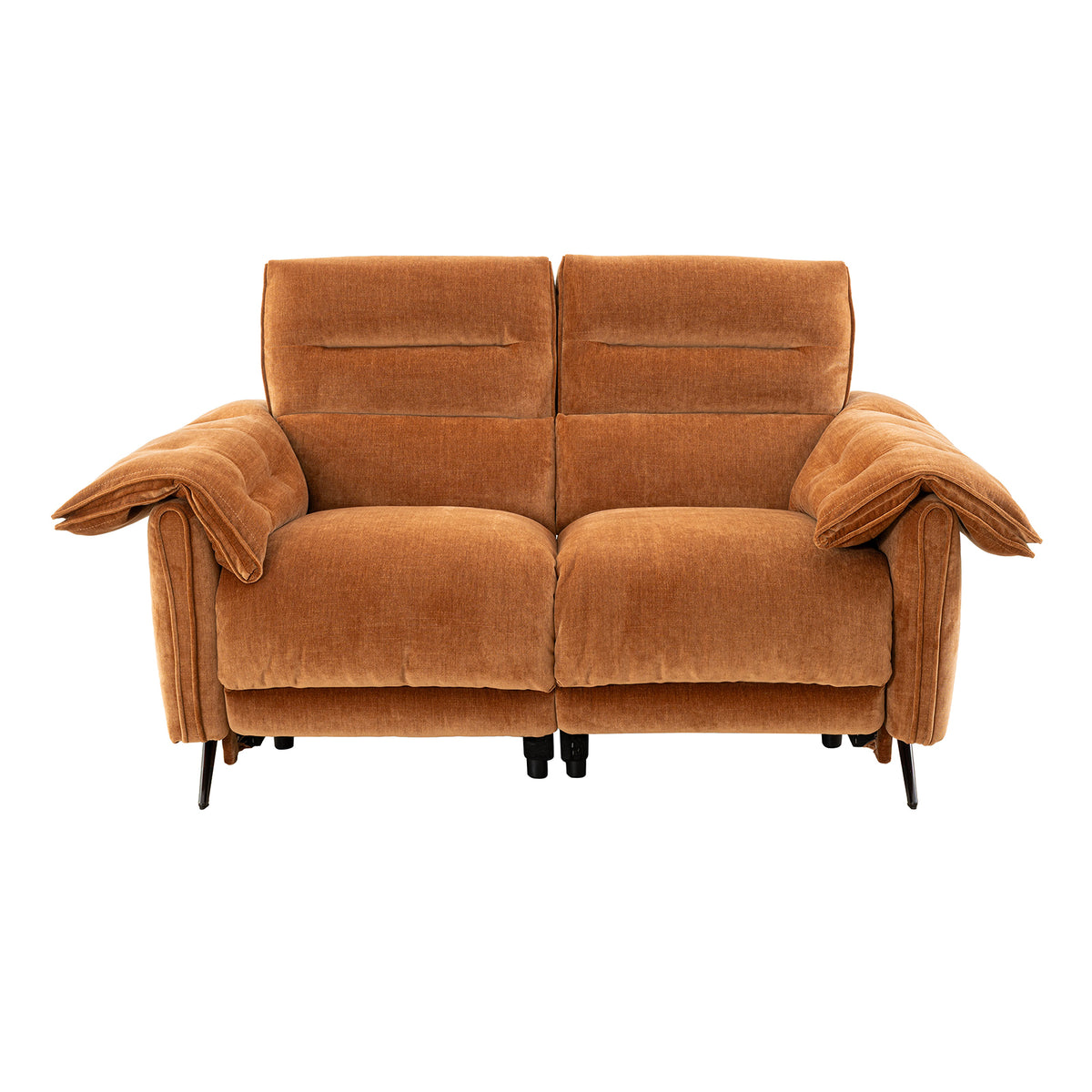 Morley Contemporary Power Reclining Sofa, Loveseat & Recliner with USB Ports - Pillow-Top Arms