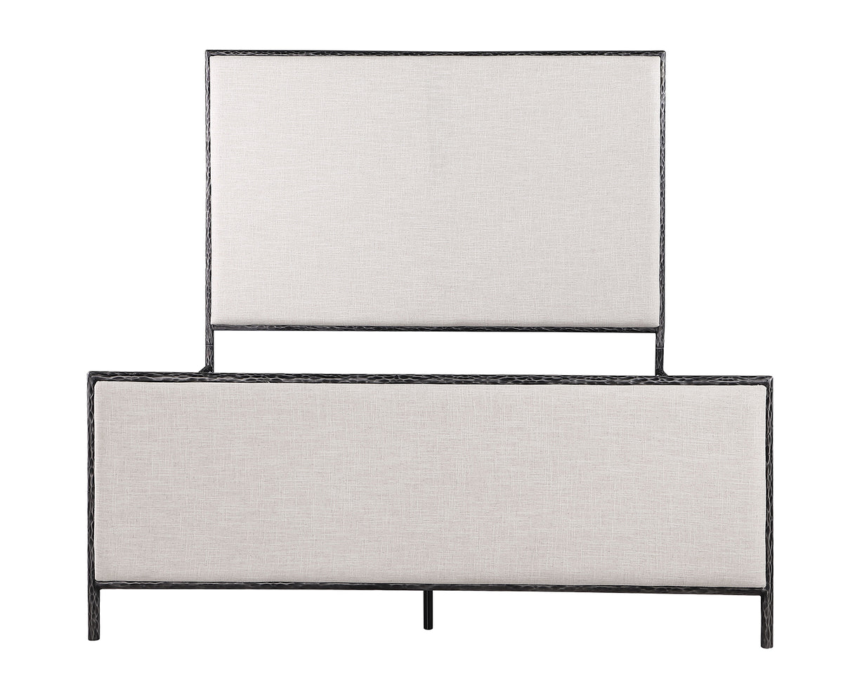 Valda Forged Steel Upholstered Bed & Bench – view 12