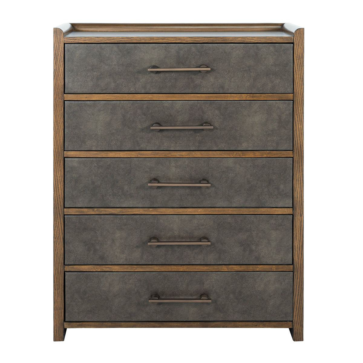 Newent Two-Tone Channel-Tufted Bed & Bedroom Set - Chest