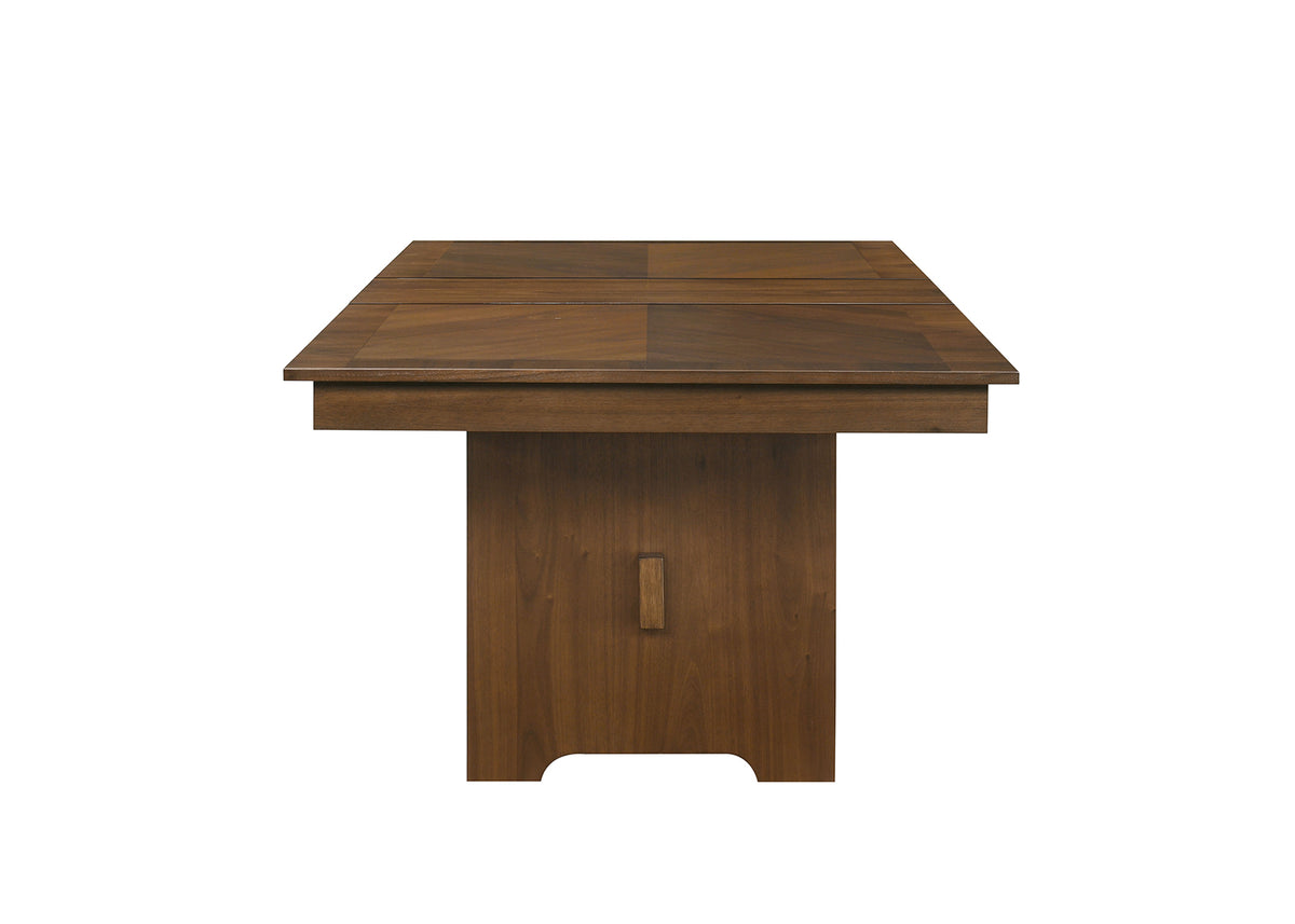Horsholm Mid-Century Extendable Dining Table & Set – Walnut, view 5