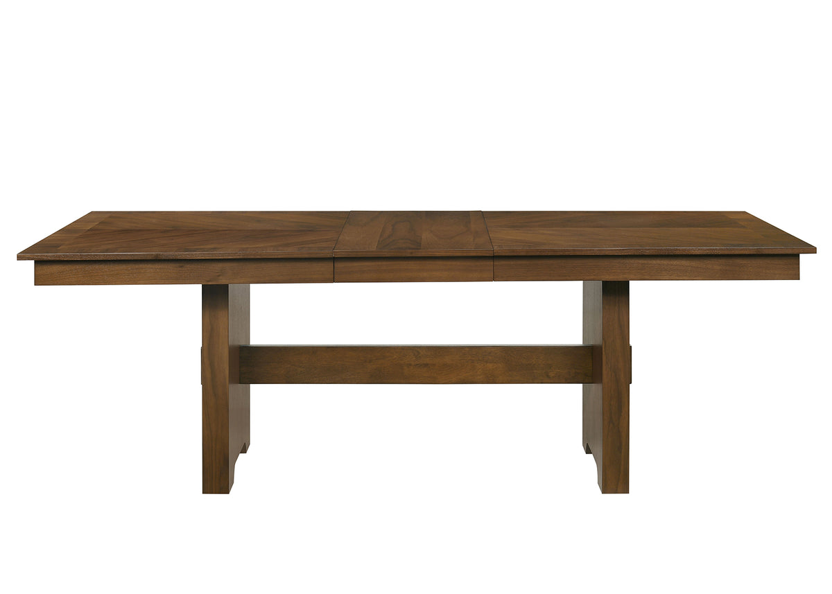 Horsholm Mid-Century Extendable Dining Table & Set – Walnut, view 4