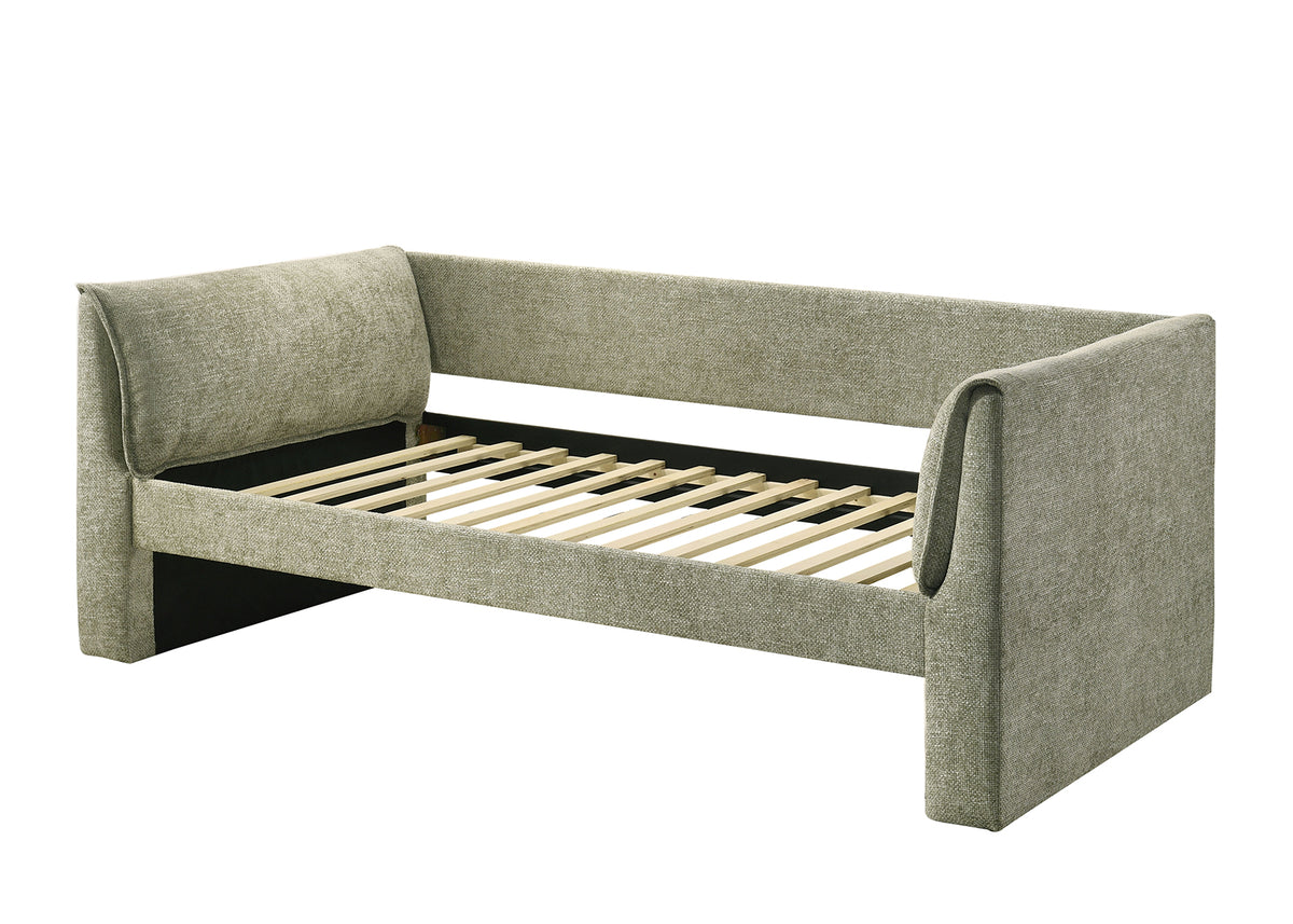Upney Fully Upholstered Twin Daybed with Trundle – view 4