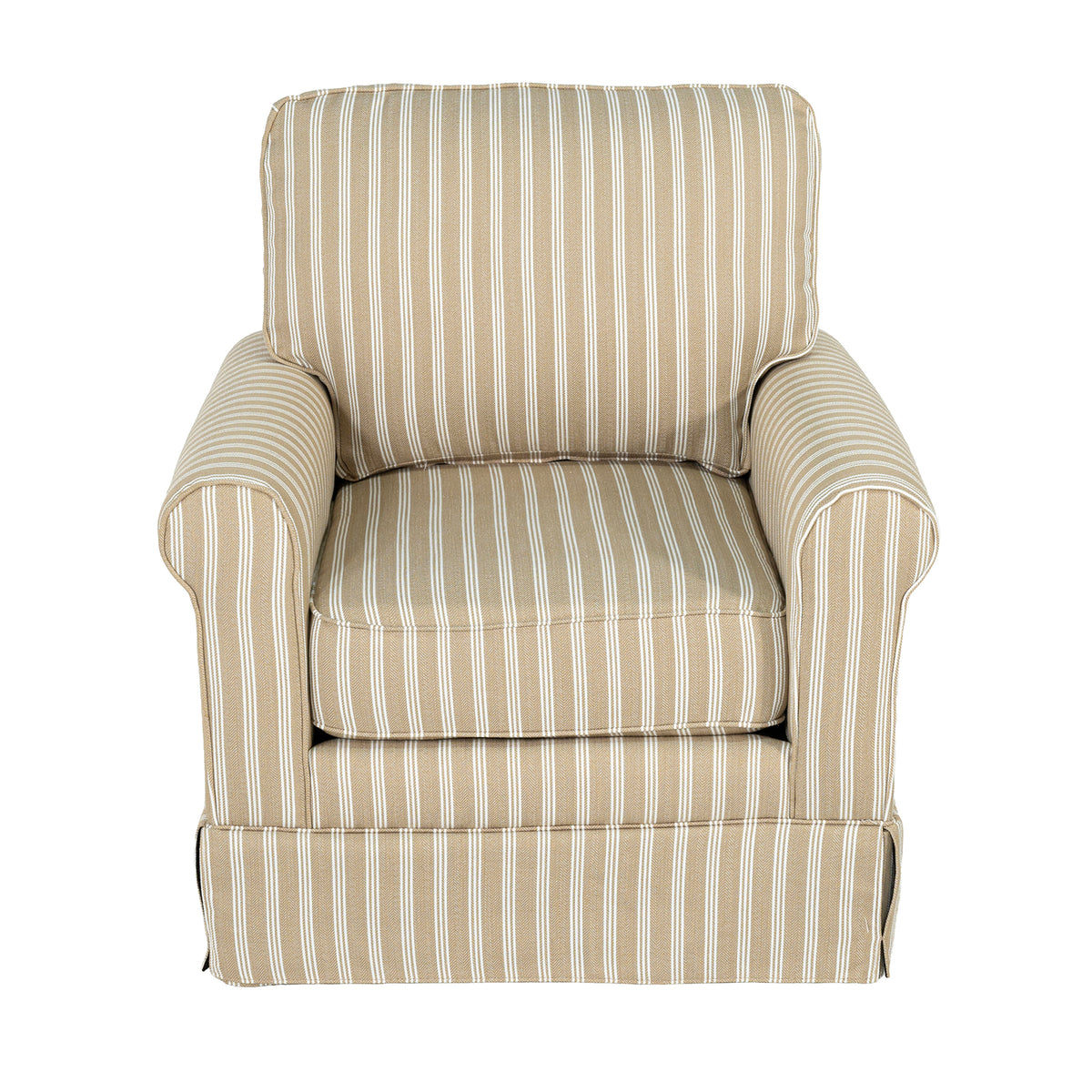 Peggy Skirted Swivel Accent Chair – view 12