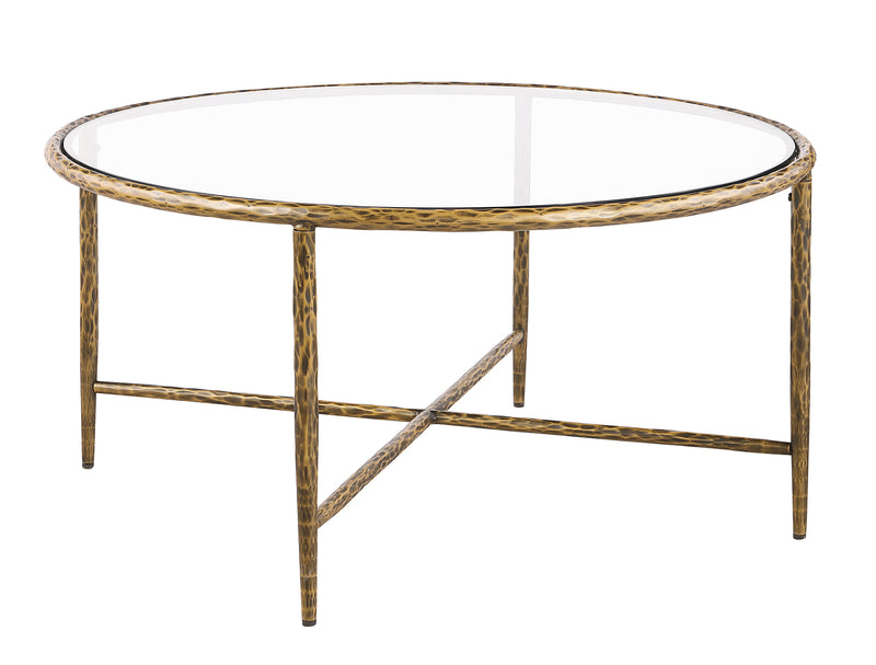 Talva Square Tempered Glass Coffee & End Table with Forged Steel Base - Matte Gold or Gunmetal