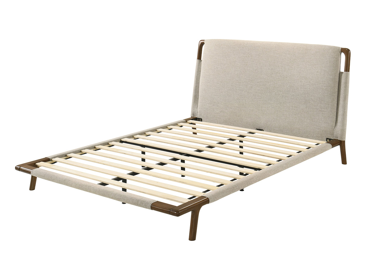 Didcot Upholstered Camel-Back Bed – view 2