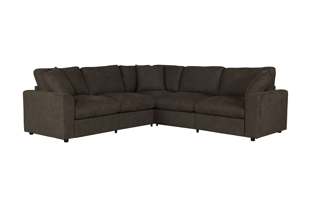 Crowle Transitional Sectional Sofa with Round Track Arms – view 6
