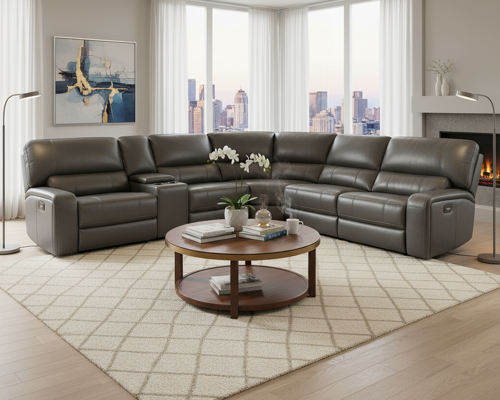 Saul Power Motion Sectional Sofa