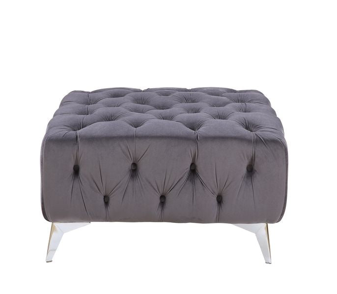 Wugtyx Button Tufted Ottoman