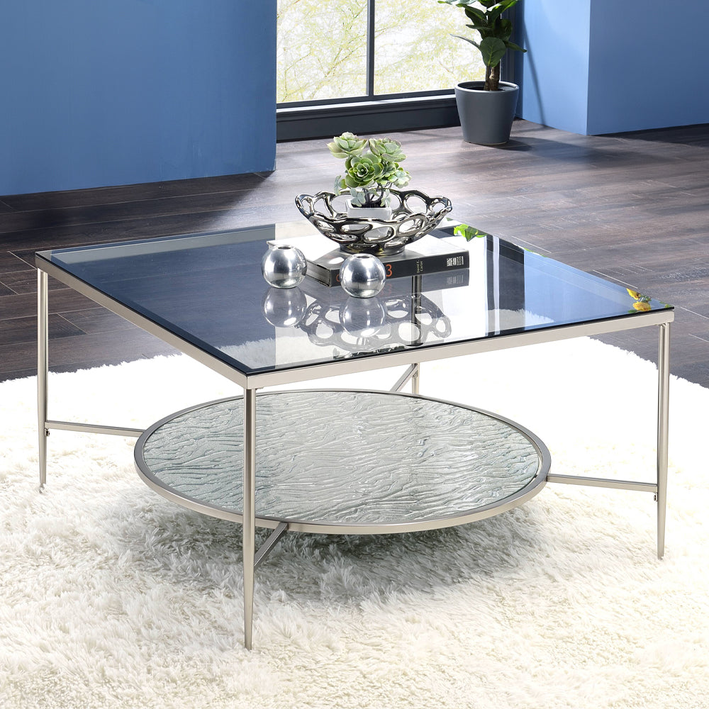 Adelrik Contemporary Glass Occasional Tables