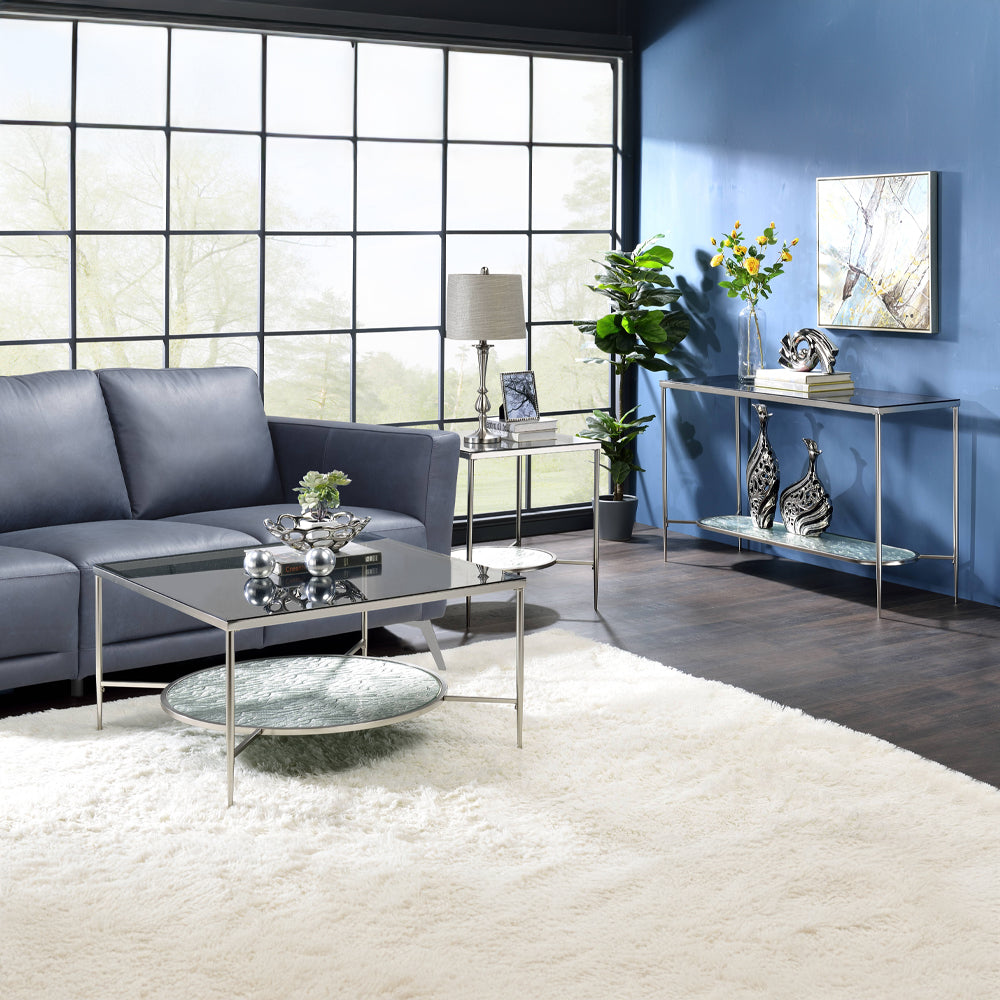 Adelrik Contemporary Glass Occasional Tables