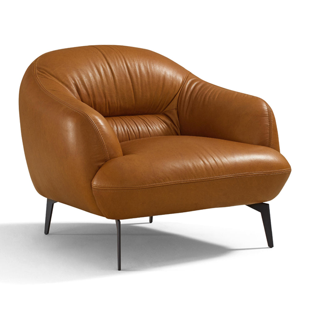 Leonia Italian Top Grain Leather Sofa, Loveseat & Chair