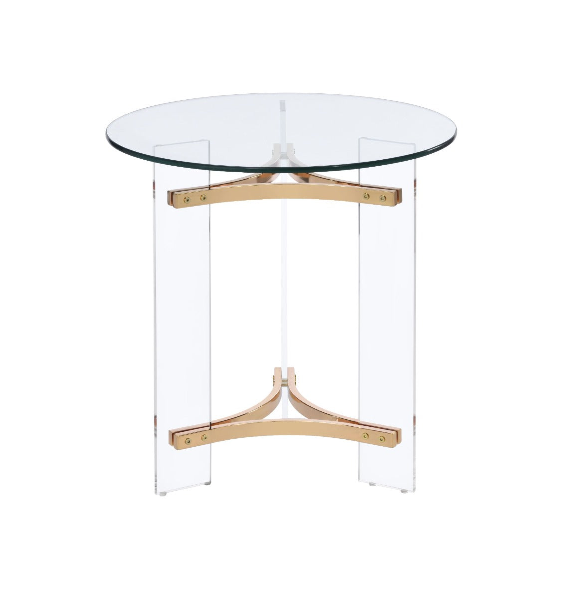 Sosi Round Glass Coffee & End Table