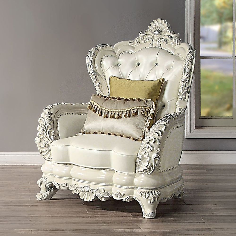 Adara Rococo Sofa, Loveseat & Chair